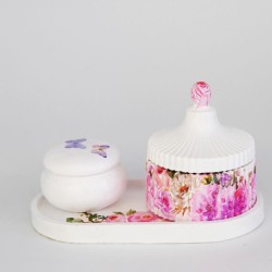 Bonbonnière et boîte de bakhour artisanales